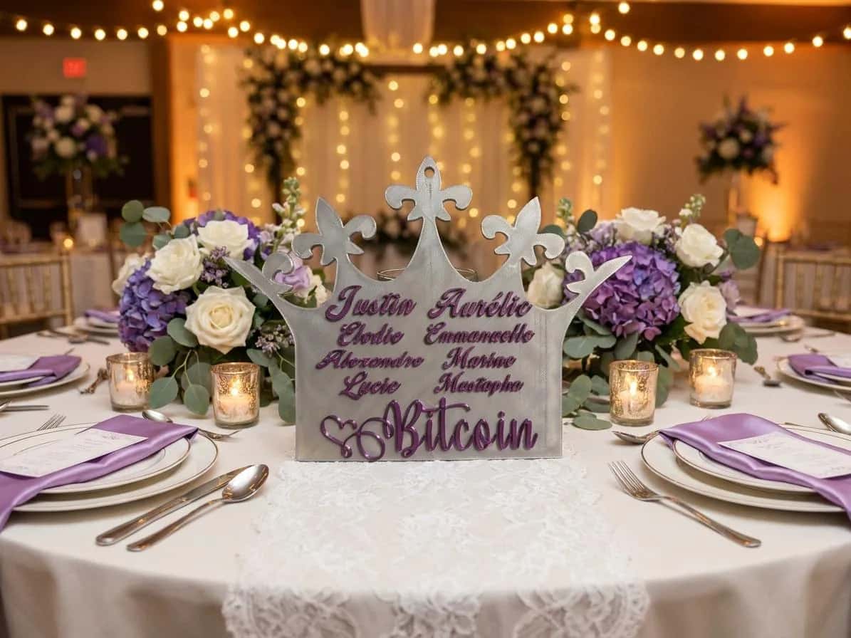 Plan de table personnalisé en impression 3D | Décoration de mariage | Panneau d'accueil avec noms des invités | Création sur mesure